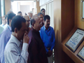 Tofail Ahmed visited the foundation stone of Taka Museum