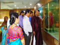 Tofail Ahmed visited gallery of Taka Museum