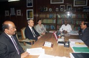 IMF delegates meet BB Governor at his office recently