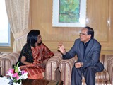 BB Governor Dr. Atiur Rahman hosted a lunch on 6th January 2013 in honor of visiting UN Under- Secretary General Ms. Ameerah Haq.
