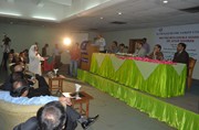 A small woman entrepreneur delivering his opinion regarding SME in the discussion meeting held at hotel Sea Gull in Cox´s Bazar