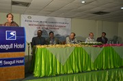 Honorable Governor Dr. Atiur Rahman delivering his valuable speech in the discussion meeting held at Hotel Sea Gull in Cox´s Bazar on 11th November 2011